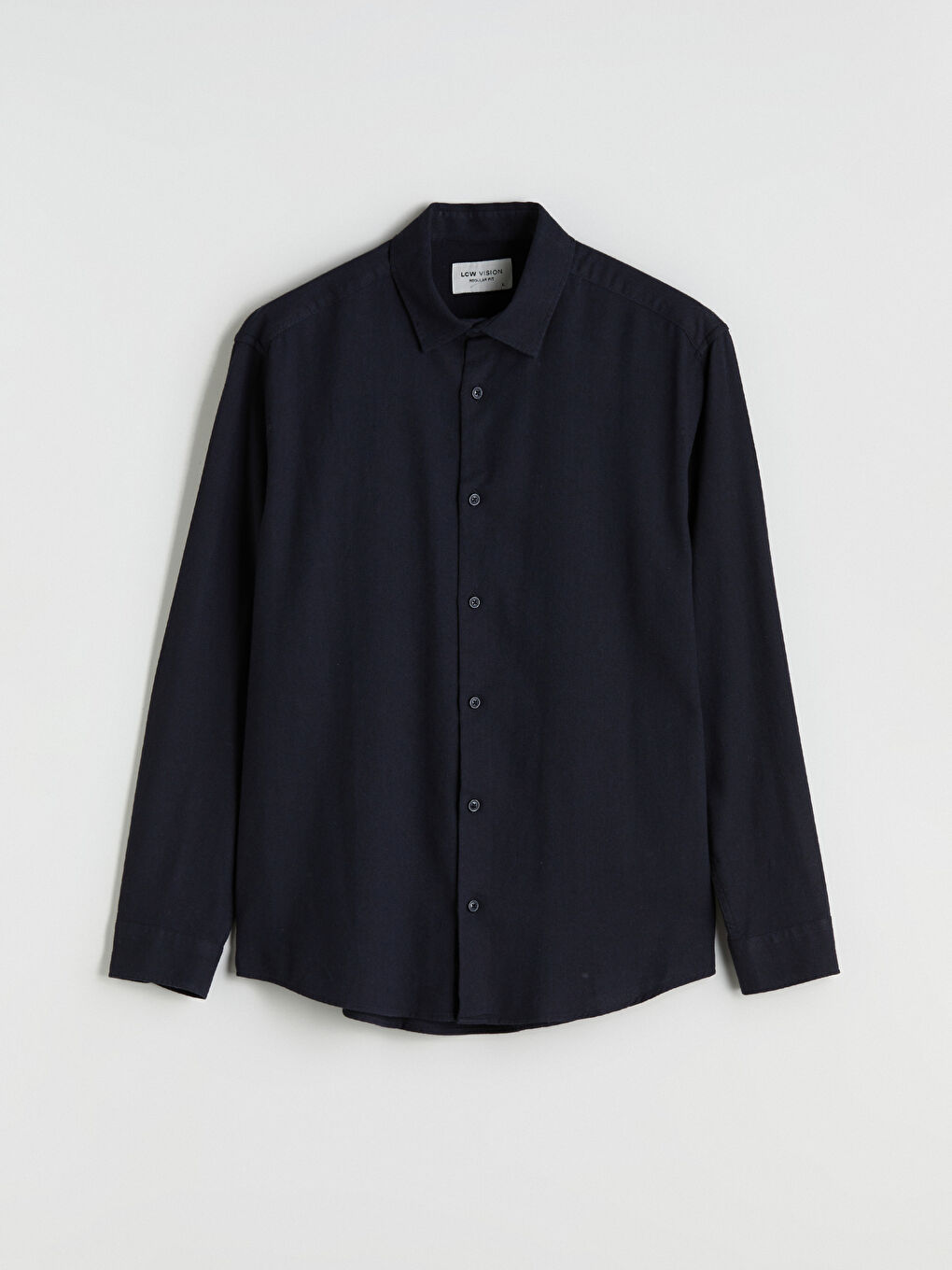 Regular Fit Long Sleeve Gabardine Men's Shirt-4