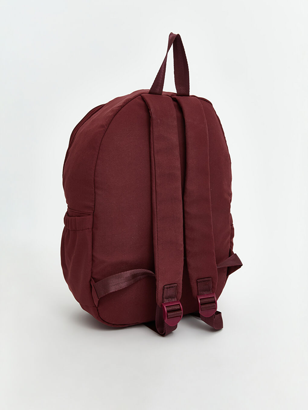 Bordo Laptop Bölmeli Kadın Sırt Çantası-1