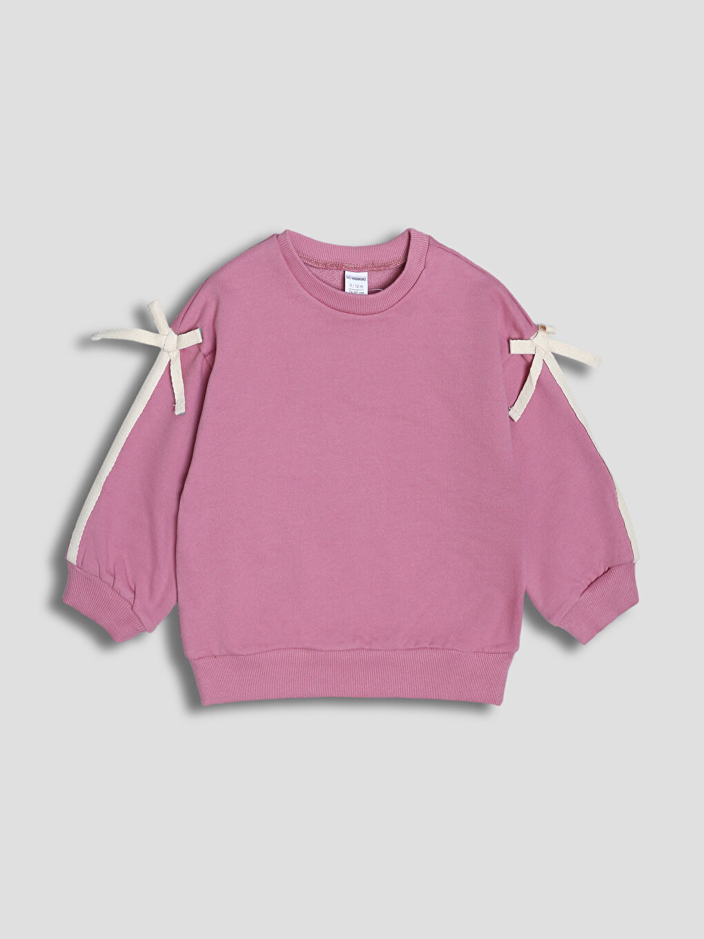 سويت شيرت مطبوع للبنات وبنطلون رياضي طقم 2 قطعة-1