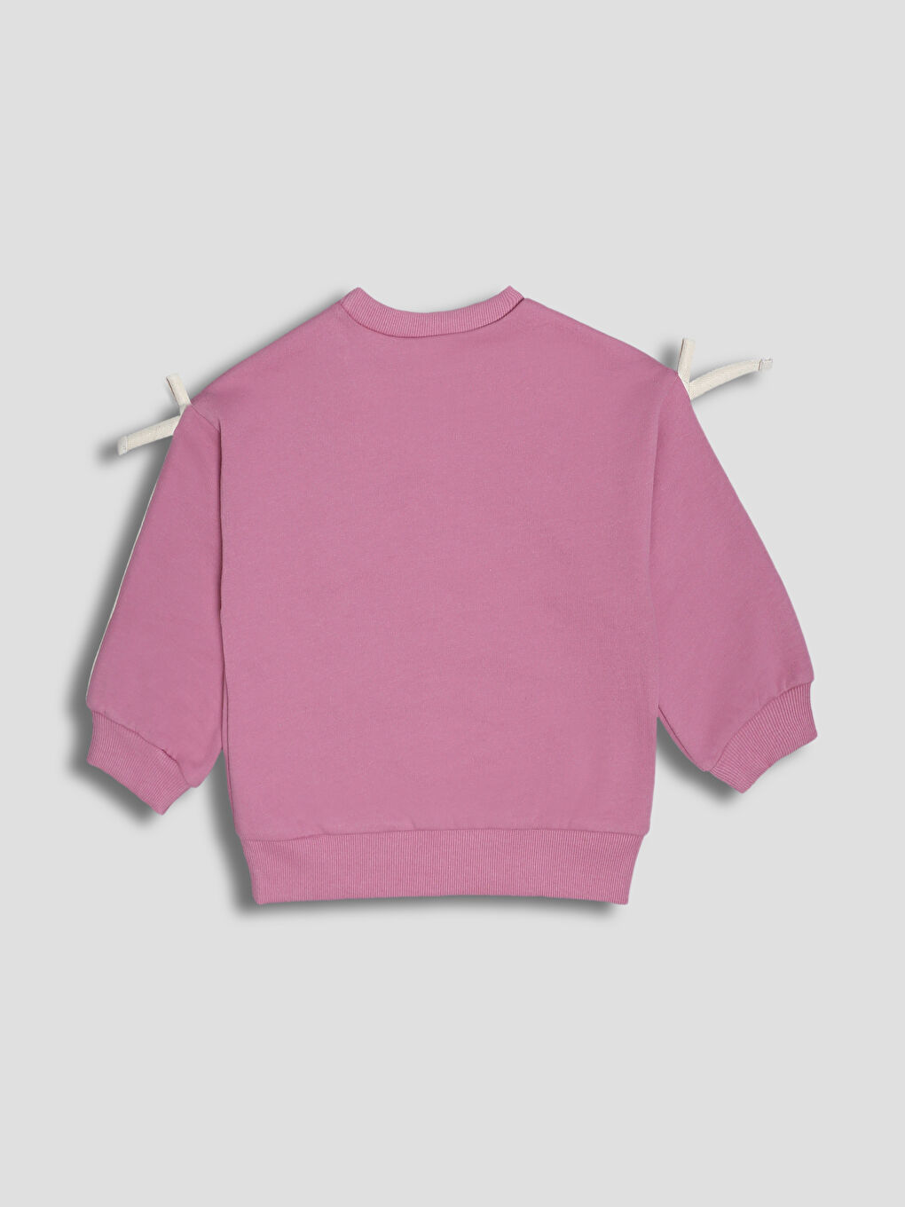 سويت شيرت مطبوع للبنات وبنطلون رياضي طقم 2 قطعة-2