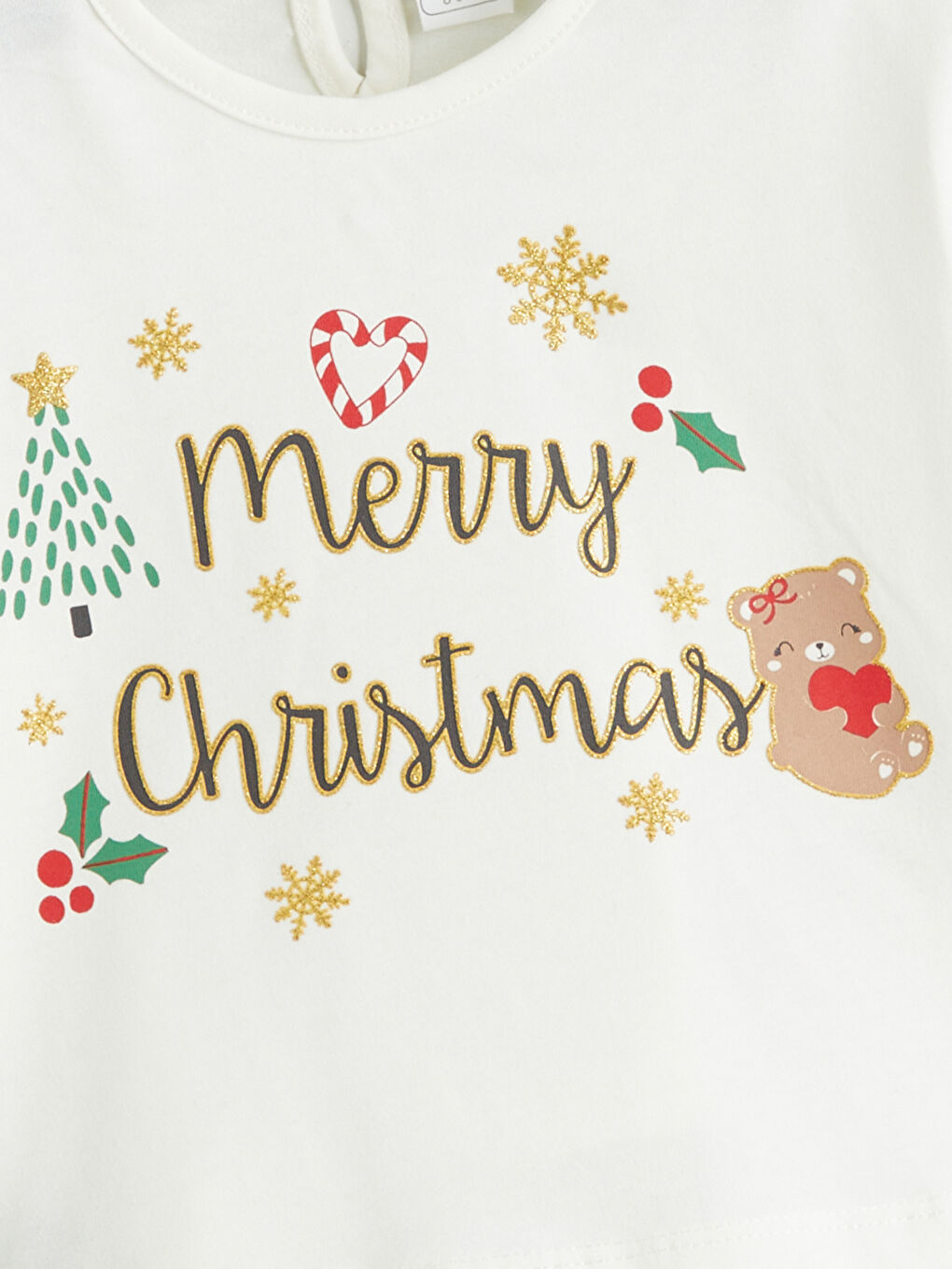 Блузка с круглым вырезом и принтом для малышки девочки и шорты - комплект из 2 предметов-6