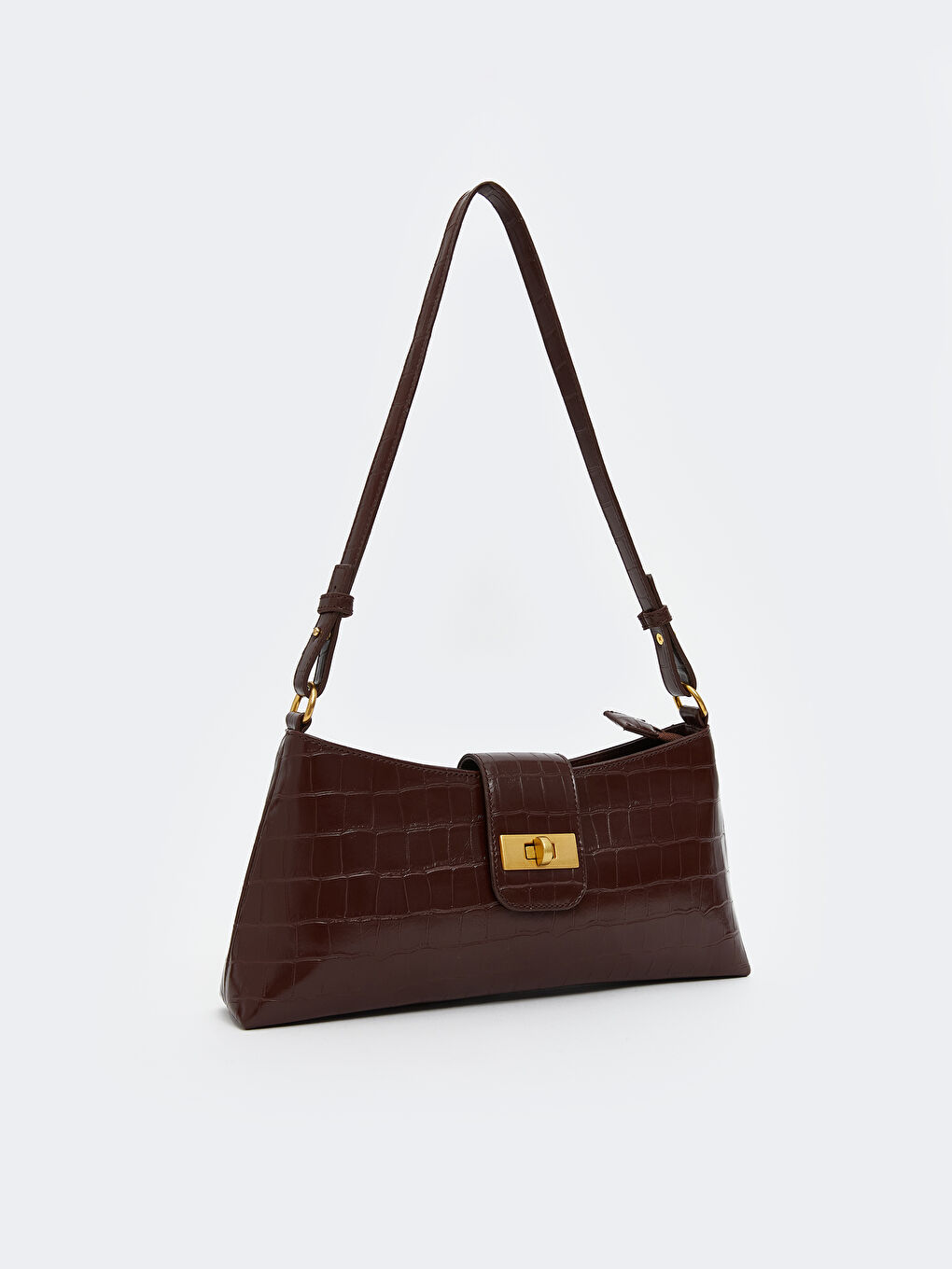 Leather-Look Women's Shoulder Bag-1