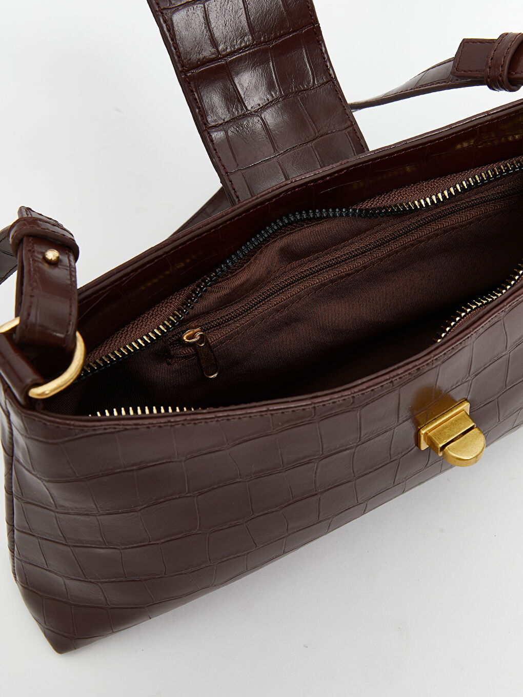 Leather-Look Women's Shoulder Bag-3