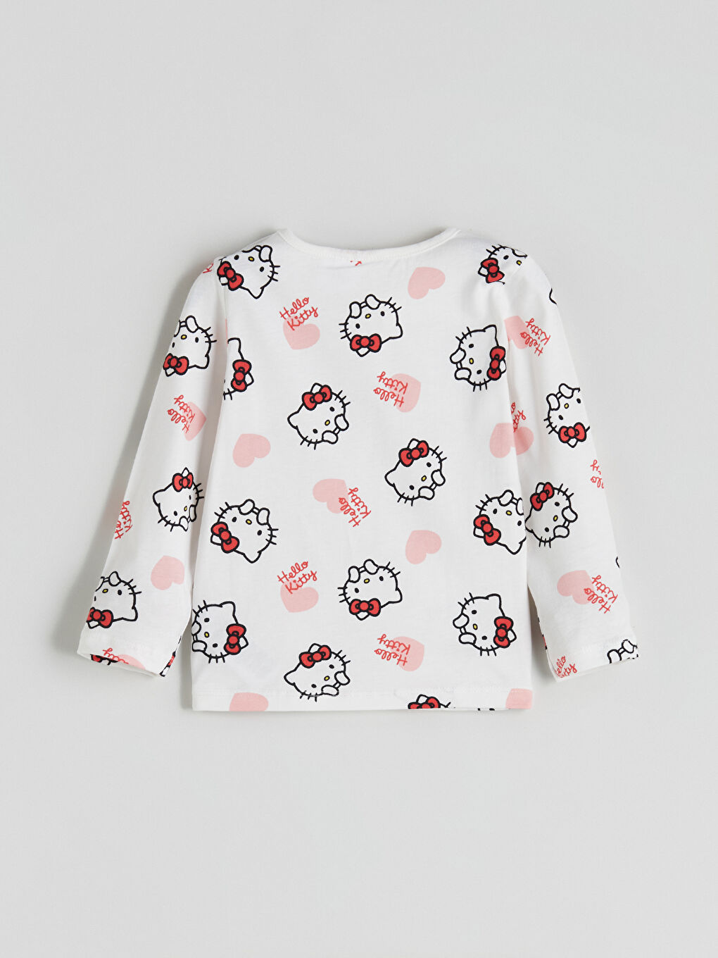 LCW baby Štampana Pidžama Komplet za Bebe Devojčice Hello Kitty -W5G097Z1-LRA