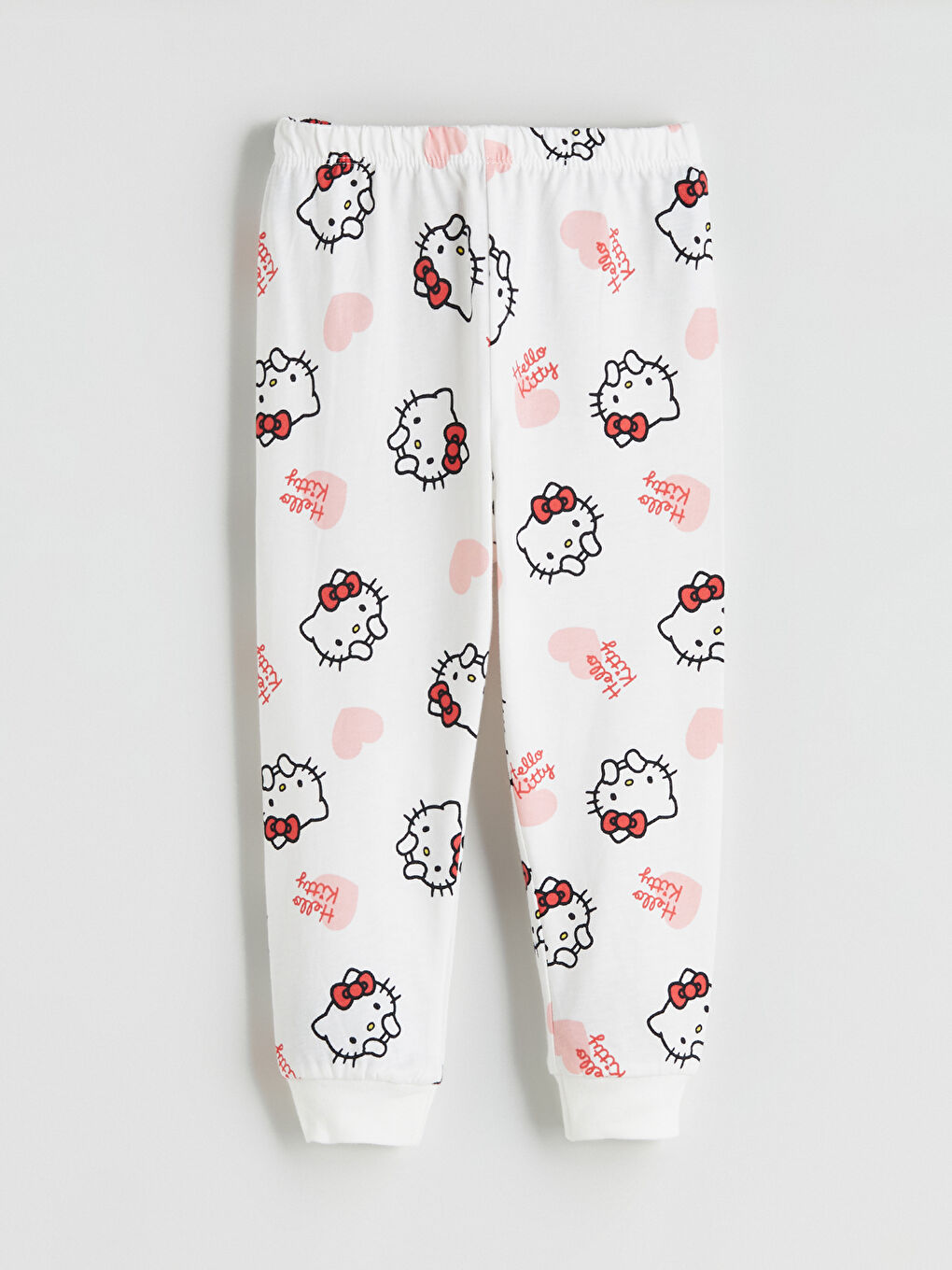LCW baby Štampana Pidžama Komplet za Bebe Devojčice Hello Kitty -W5G097Z1-LRA