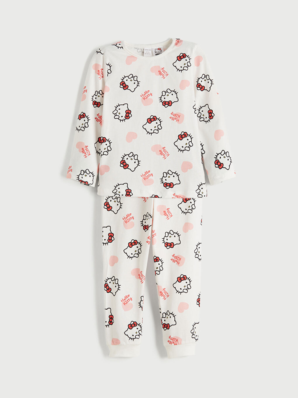 Printed Baby Girl Hello Kitty Pajamas Team-1