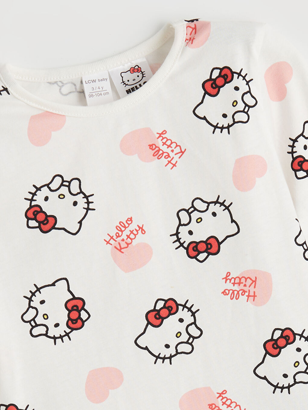 Printed Baby Girl Hello Kitty Pajamas Team-4
