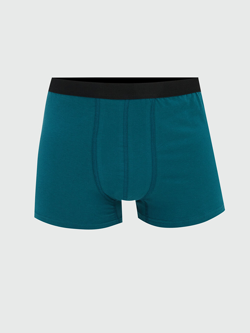 Siyah Standart Kalıp Pamuklu Esnek Erkek Boxer