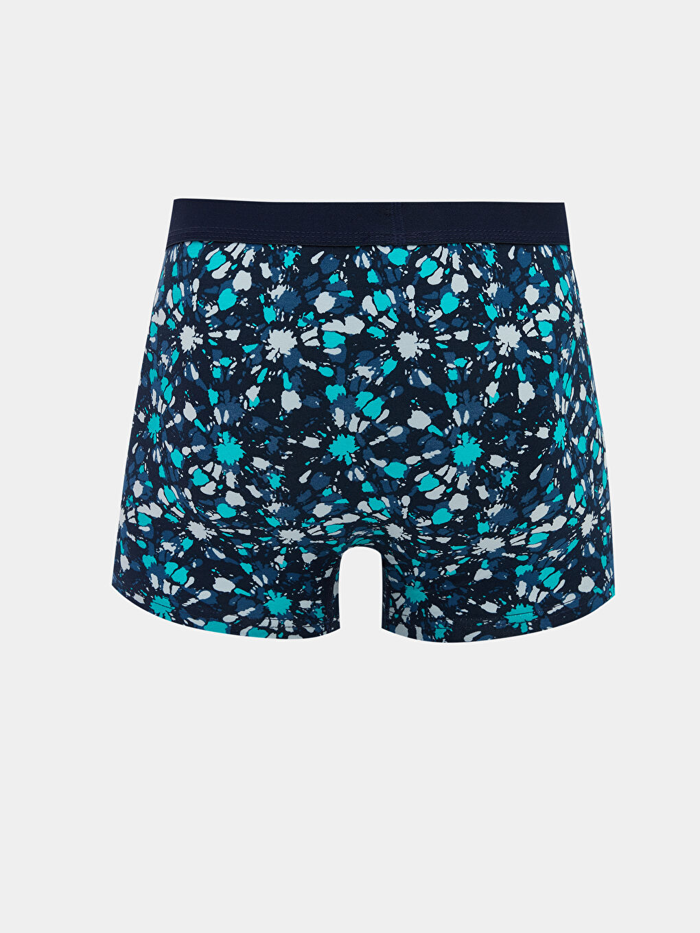 Lacivert Standart Kalıp Pamuklu Esnek Erkek Boxer-2