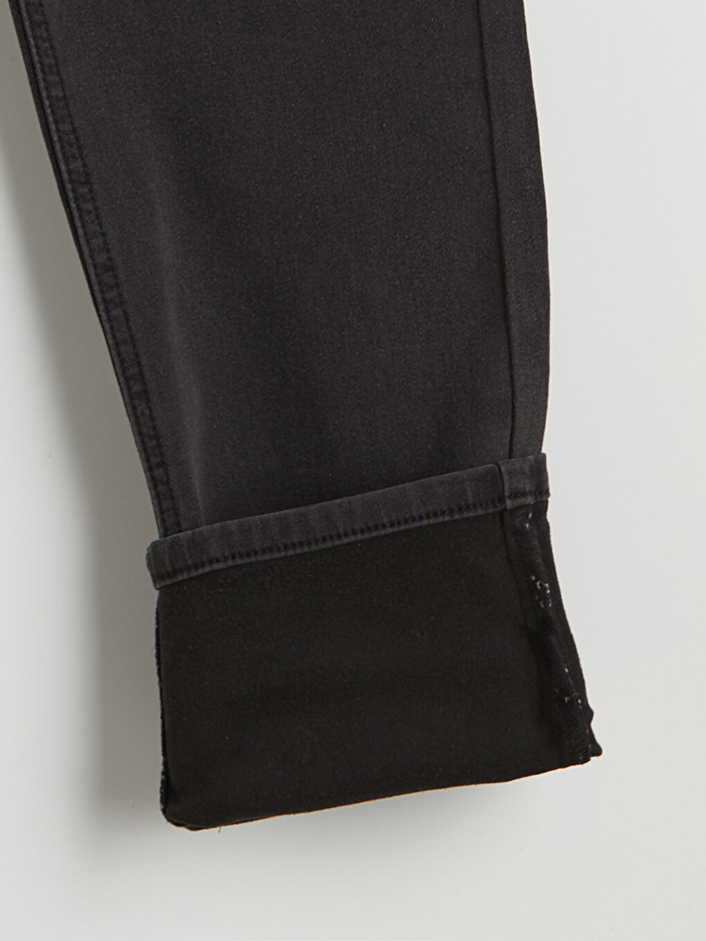 Antrasit 750 Slim Fit İçi Polarlı Kışlık Erkek Jean Pantolon-4