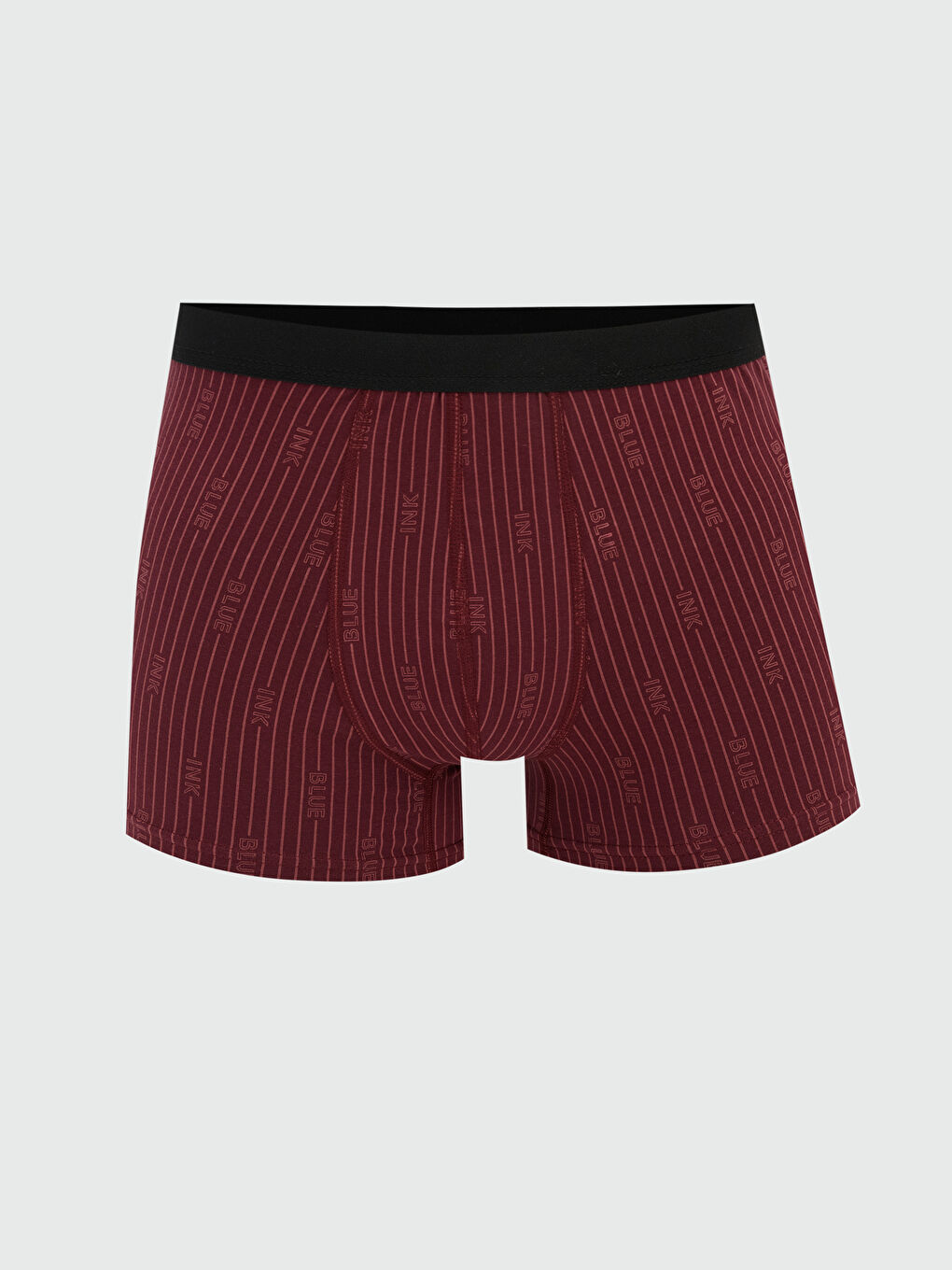 Bordo Standart Kalıp Pamuklu Esnek Erkek Boxer