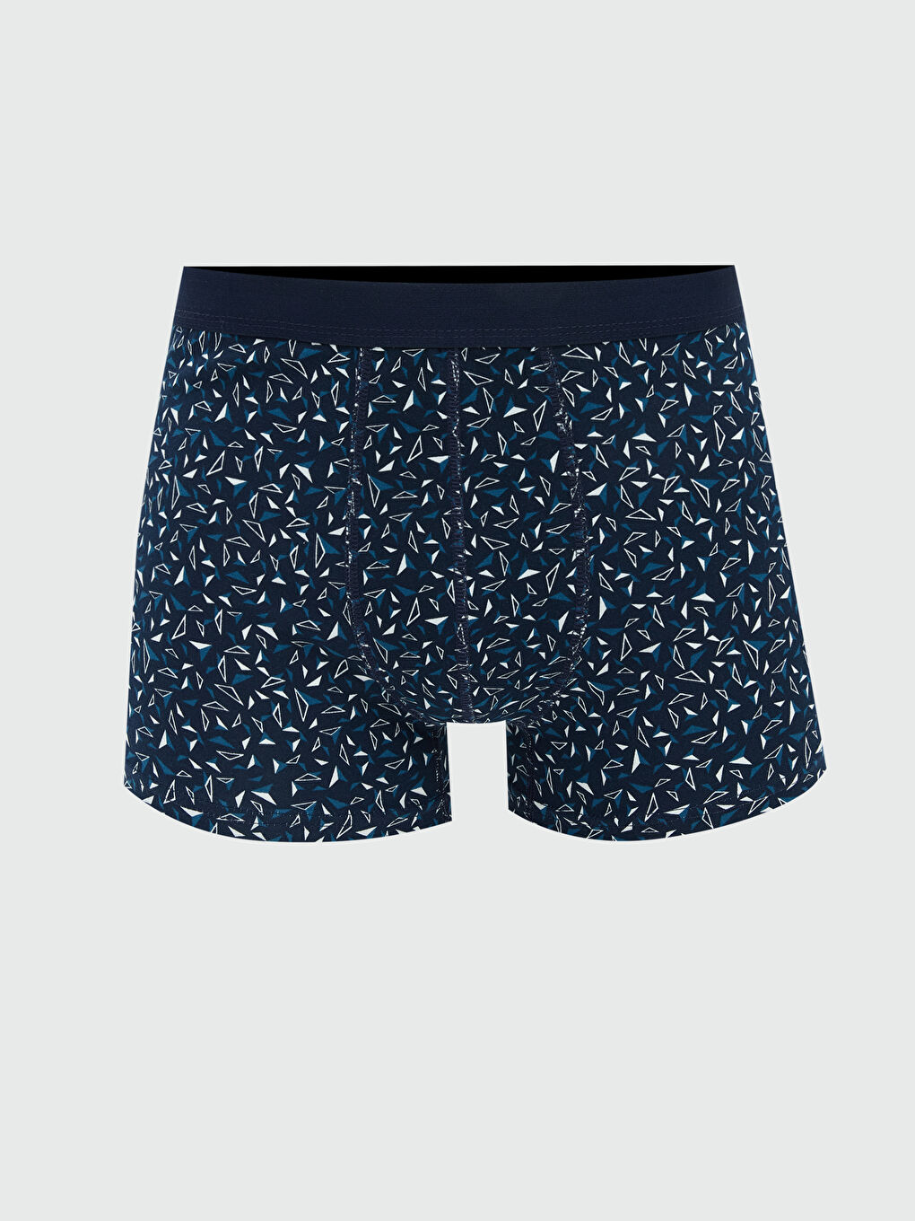 Petrol Standart Kalıp Pamuklu Esnek Erkek Boxer