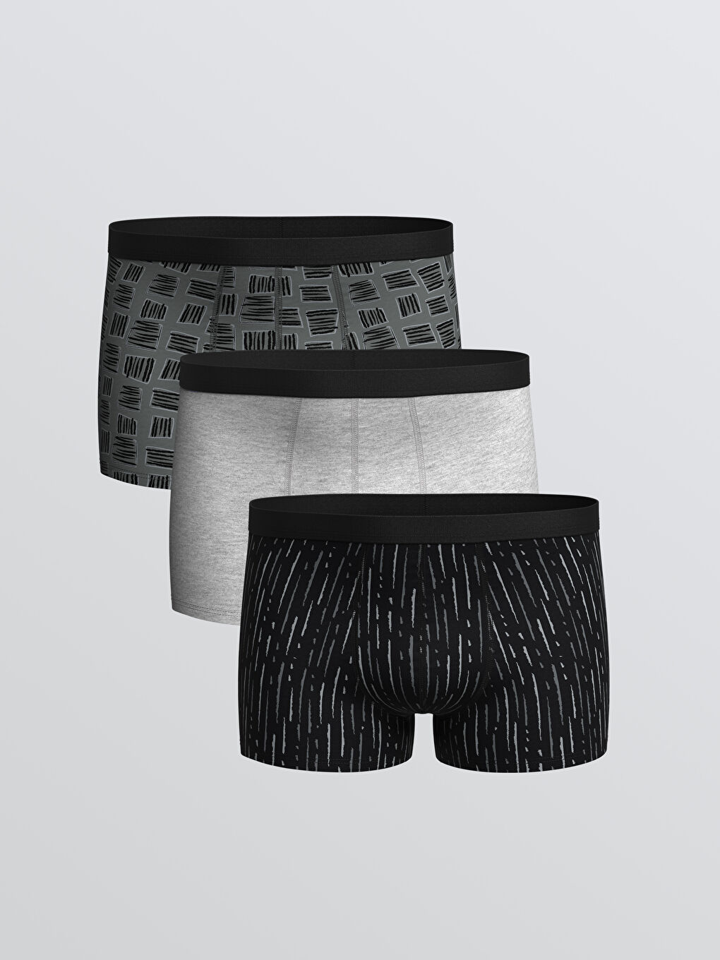 Standard Fit Cotton Stretch Men's Boxer 3-pack