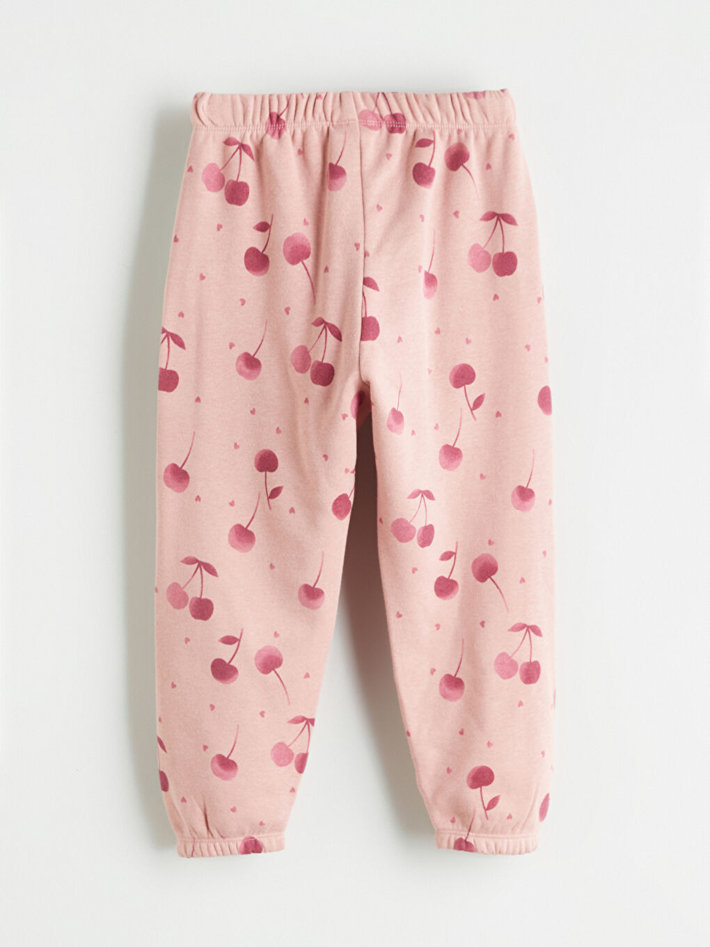 بنطال رياضي للبنات بطبعة الكرز-2