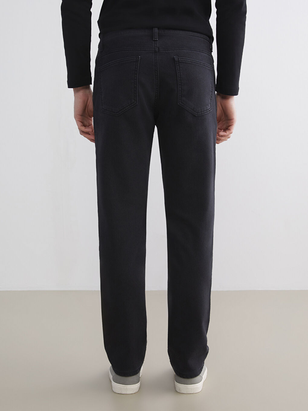 Antrasit 779 Regular Fit İçi Polarlı Kışlık Erkek Jean Pantolon-3