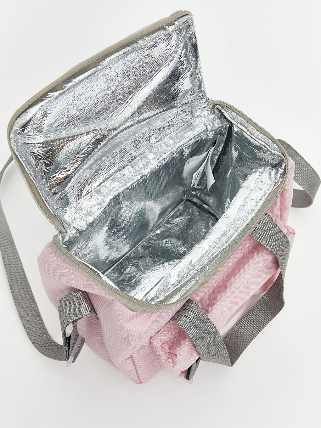 Pembe Fermuarlı Kız Çocuk Termal Beslenme Çantası-3