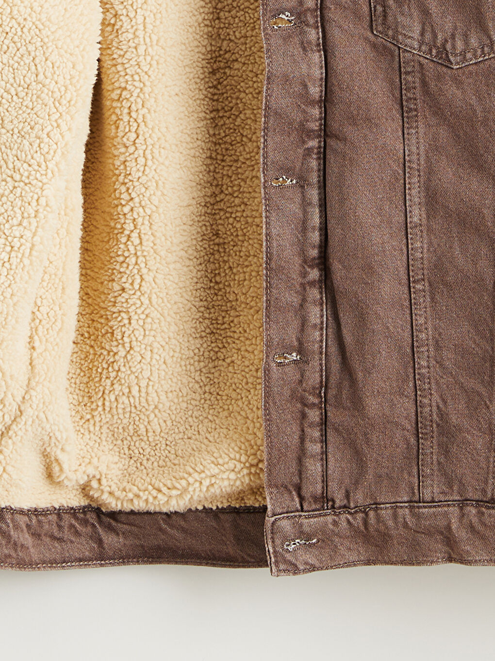 Kahverengi İçi Kürklü Erkek Jean Mont-6