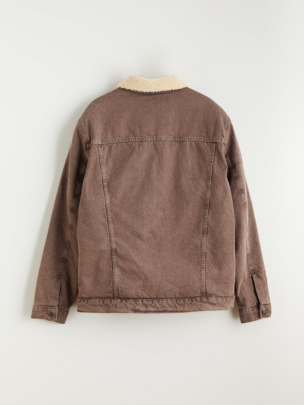 Kahverengi İçi Kürklü Erkek Jean Mont-7