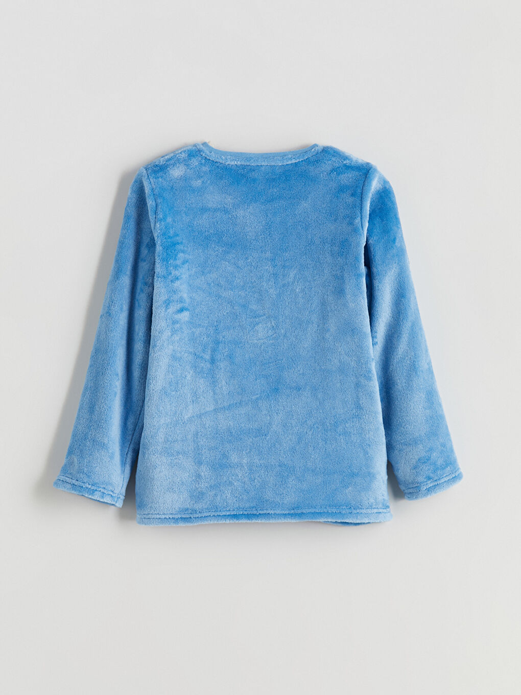 Crew Neck Velvet Boys' Pyjama Set-3