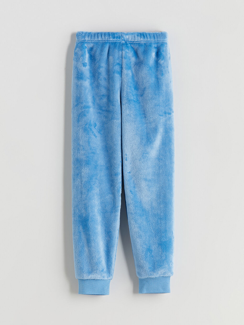 Crew Neck Velvet Boys' Pyjama Set-4