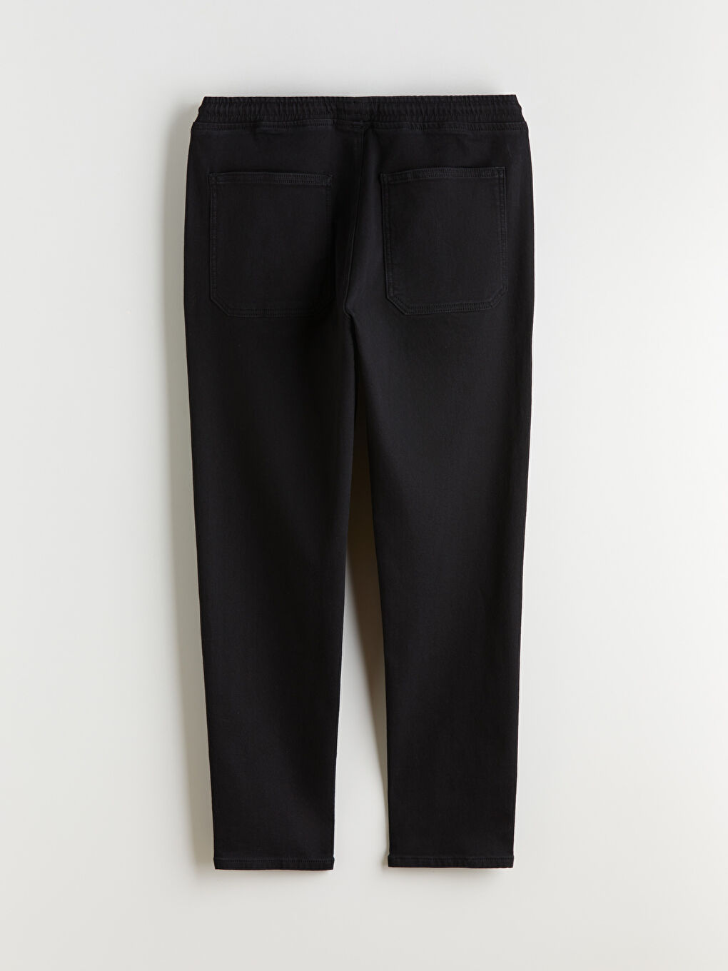 Siyah 700 Straight Fit İçi Polarlı Kışlık Erkek Jean Pantolon-5