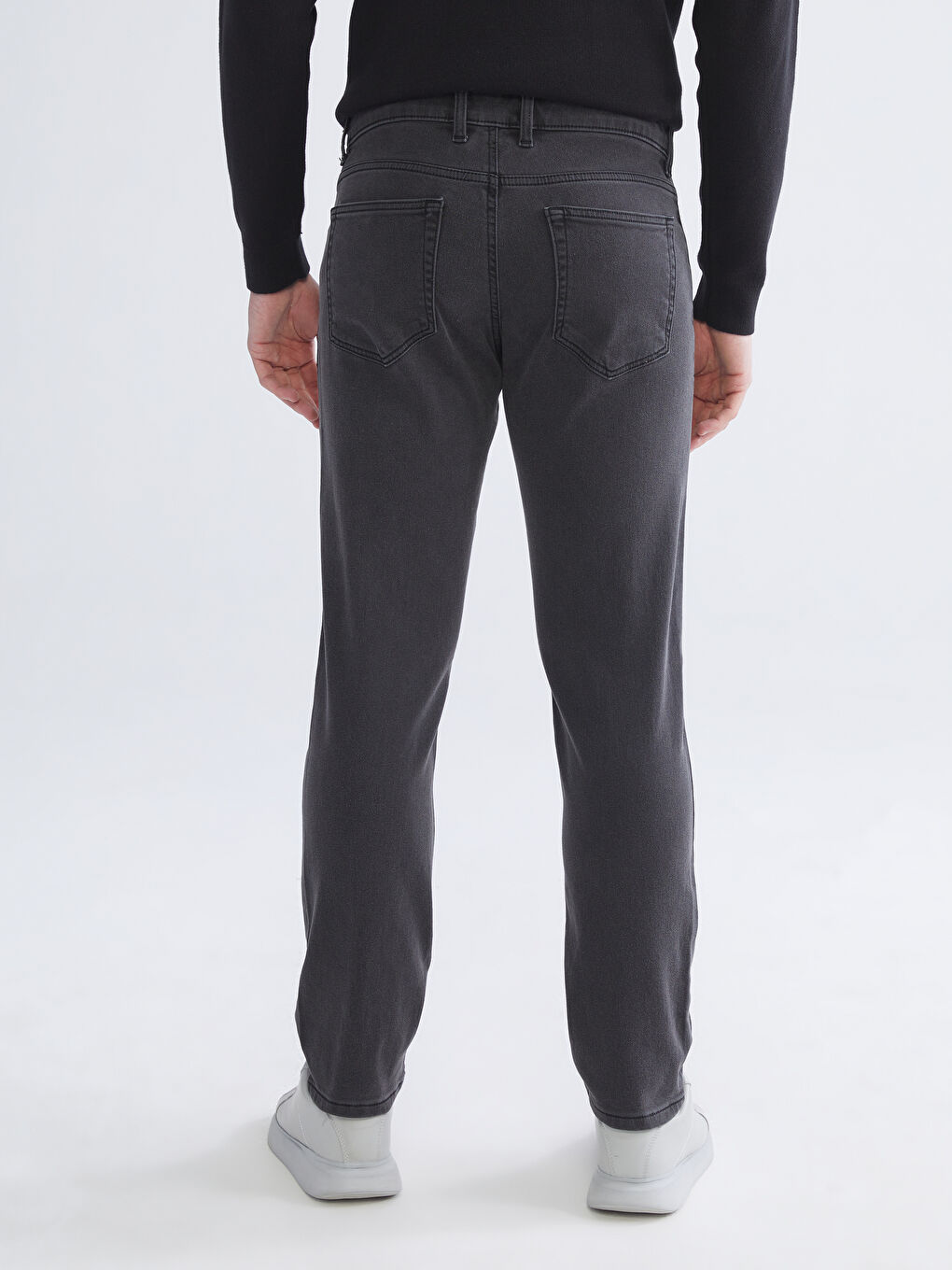 Antrasit 779 Regular Fit İçi Polarlı Kışlık Erkek Jean Pantolon-3