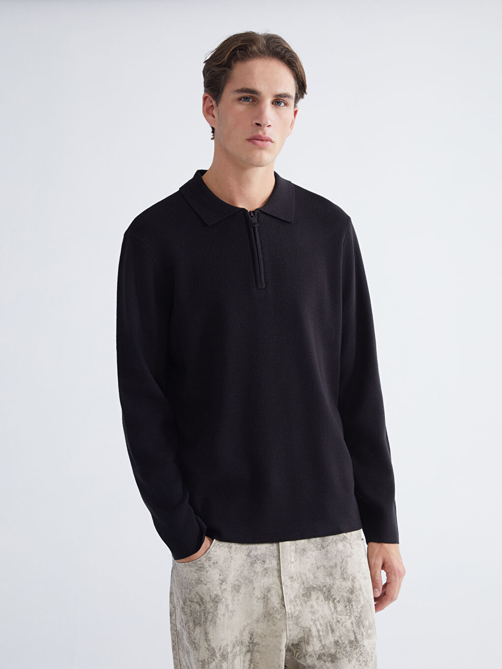 Man BLACK Sweater