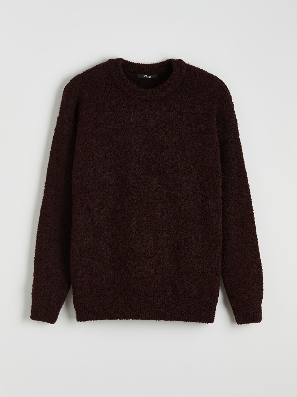Men's Textured Crewneck Sweater-4