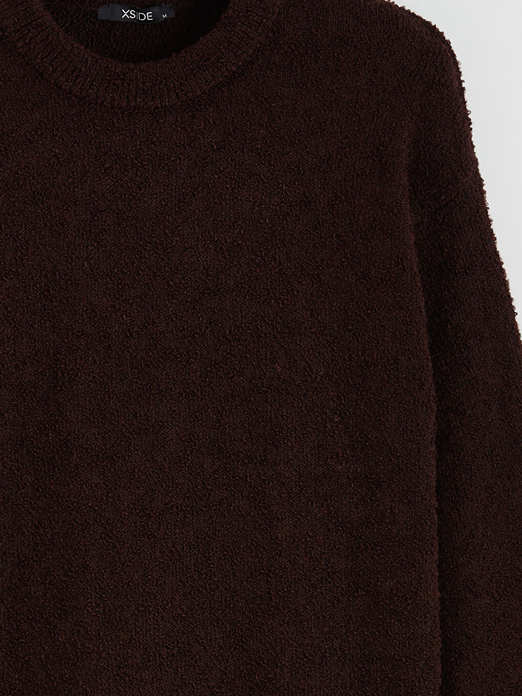 Men's Textured Crewneck Sweater-5