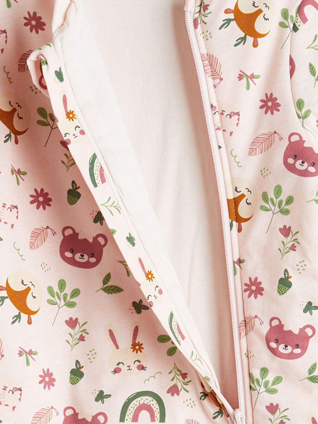 Pembe 2.5 Tog Bisiklet Yaka Uzun Kollu Kız Bebek Uyku Tulumu-1