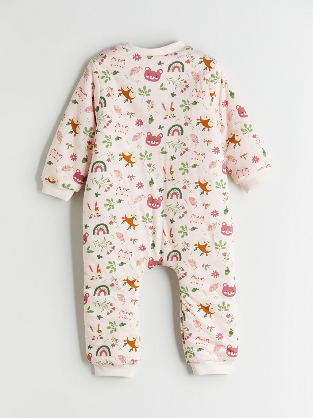 Pembe 2.5 Tog Bisiklet Yaka Uzun Kollu Kız Bebek Uyku Tulumu-2