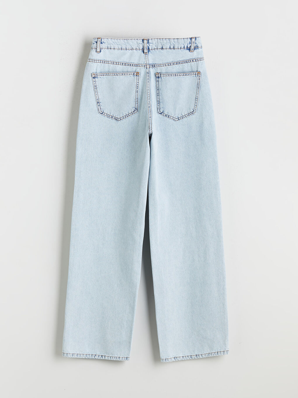 Jean Jambe Large pour Femmes-5