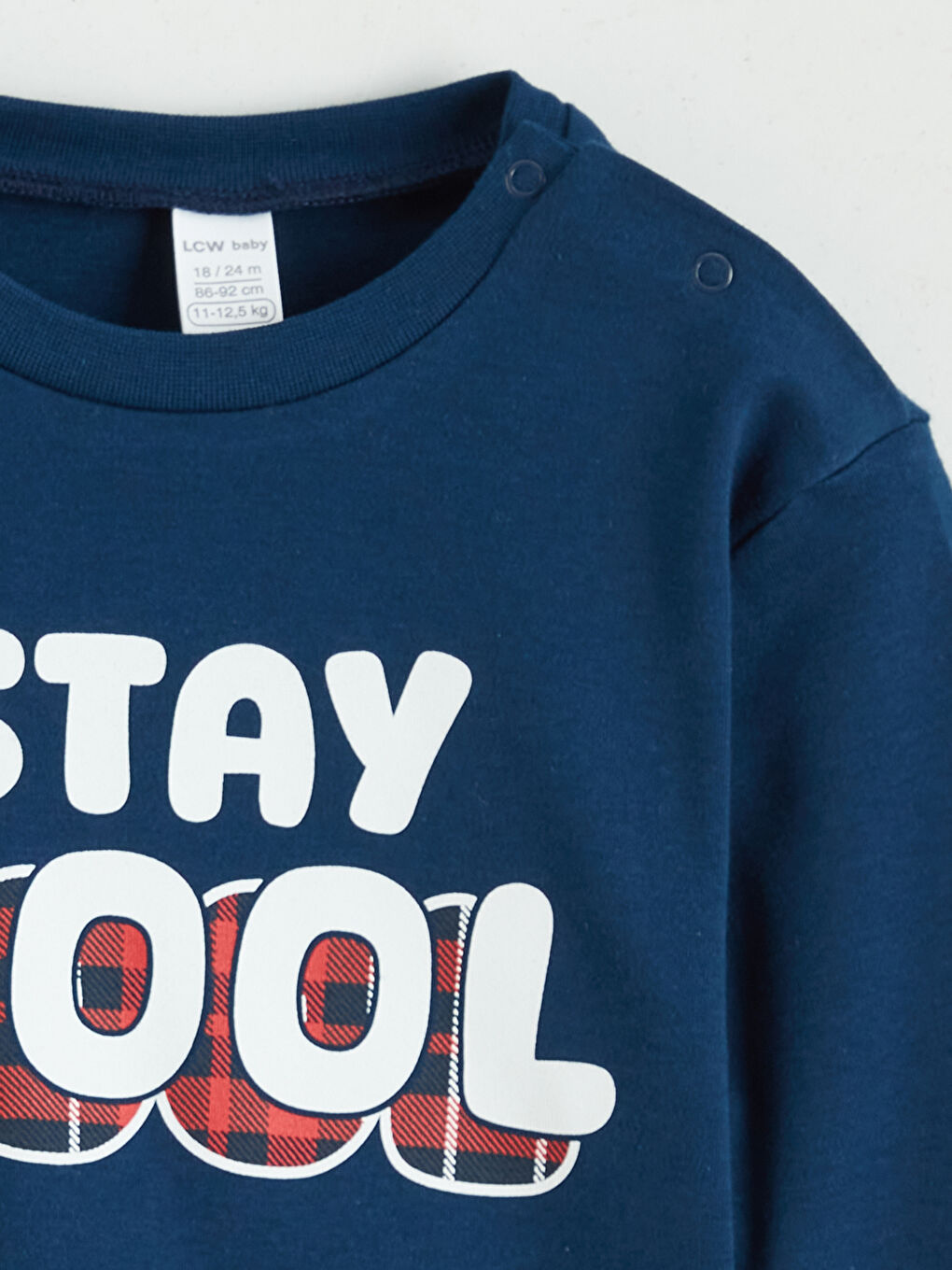 Crew Neck Long Sleeve Printed Baby Boys' Pyjama Set-2