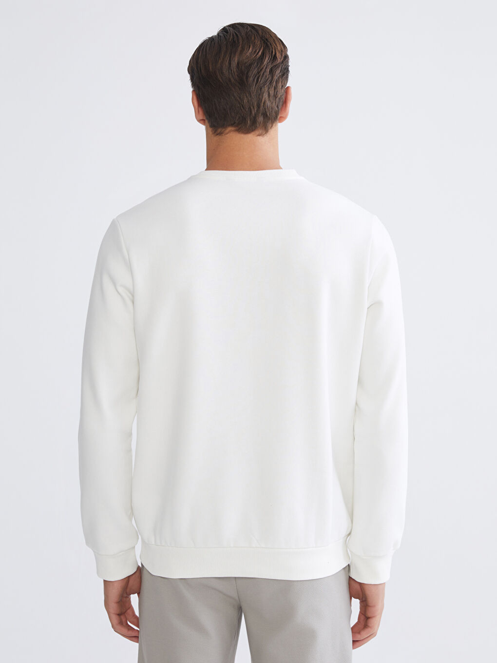Man ECRU Sweatshirt-3