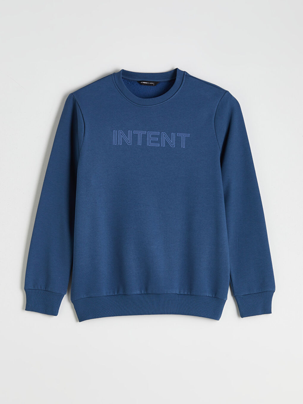 سويت شيرت مطبوع بأكمام طويلة برقبة دائرية للرجال-5