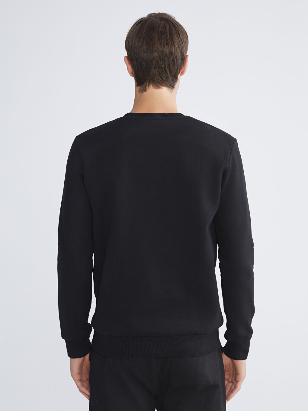 Crew Neck Printed Men's Sweatshirt-3