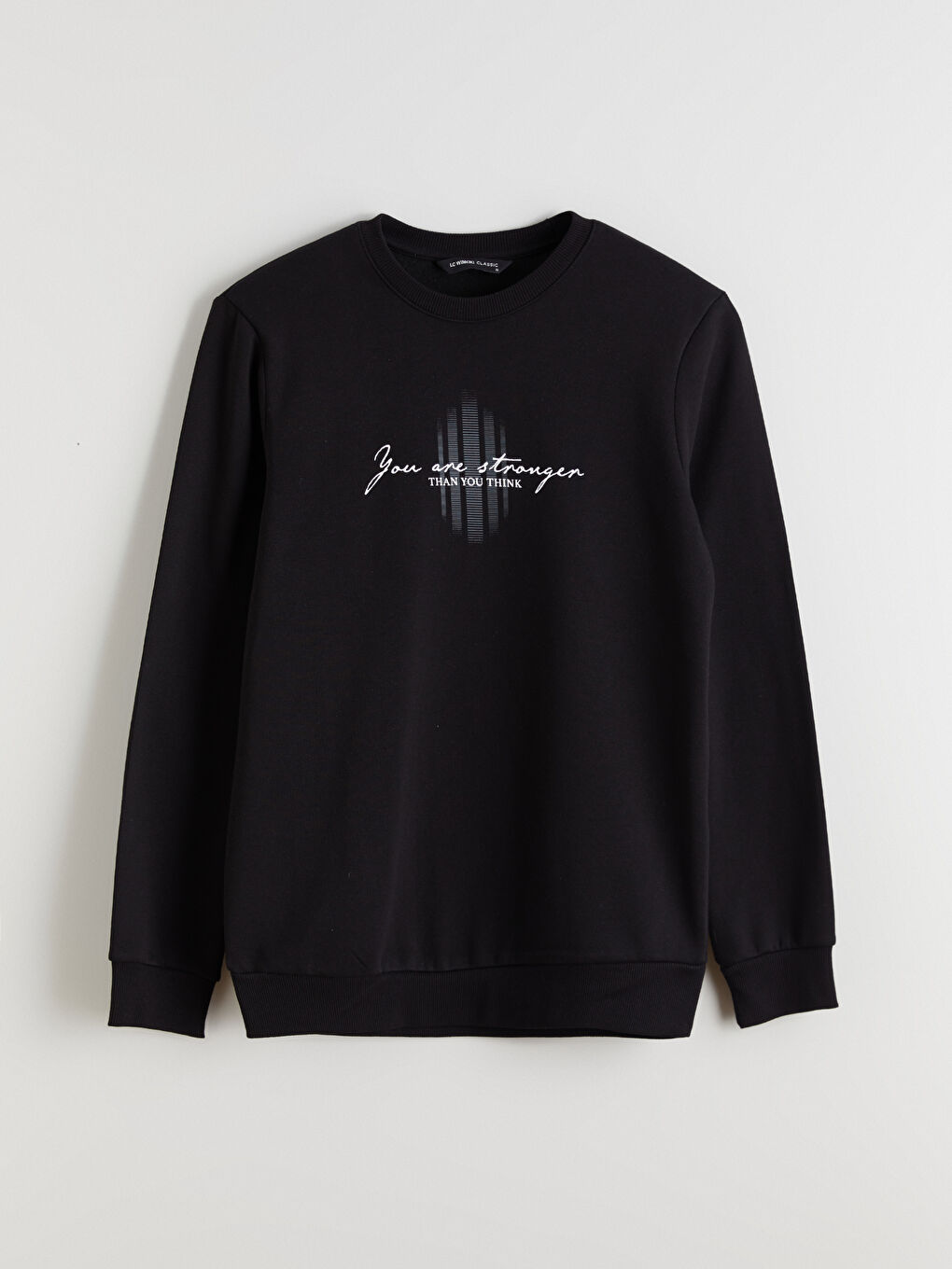 Crew Neck Printed Men's Sweatshirt-4