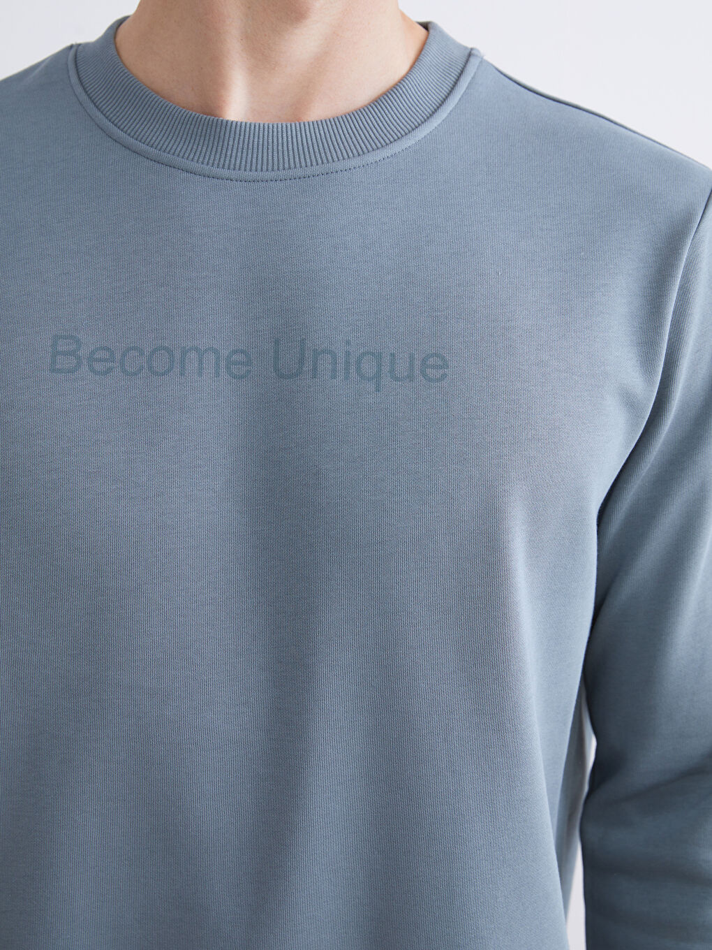 Crew Neck Printed Men's Sweatshirt-2