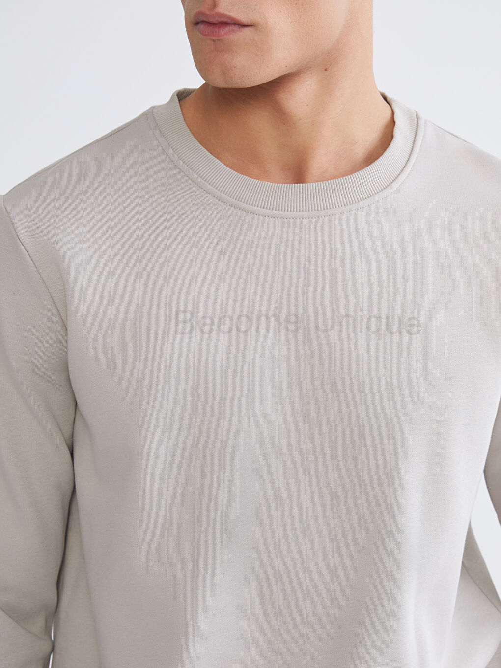 Sweat-shirt Imprimé pour Hommes à Col Rond-2