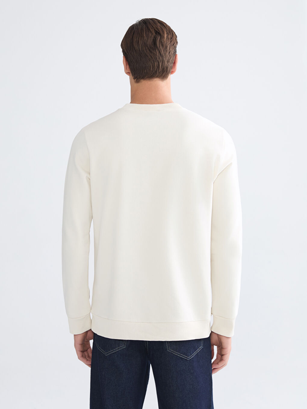Basic Regular Fit Men's Sweatshirt-3