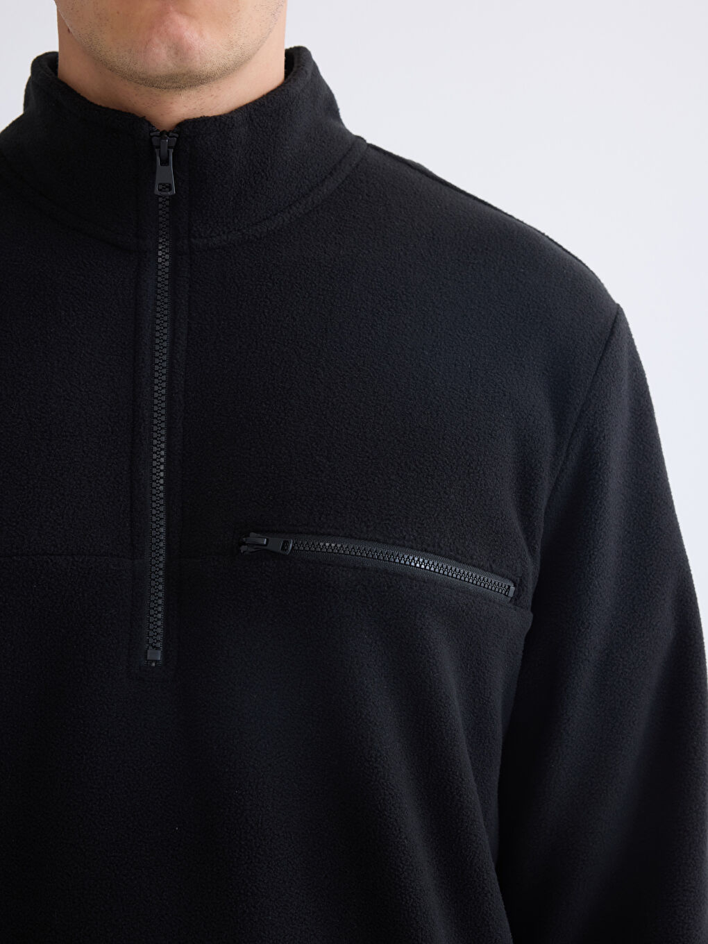 Funnel Neck Polar Men's Sweatshirt-2