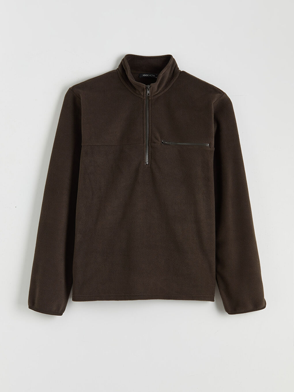 Свитшот Мужской с Воротником-Трубой из Полярного Материала-4