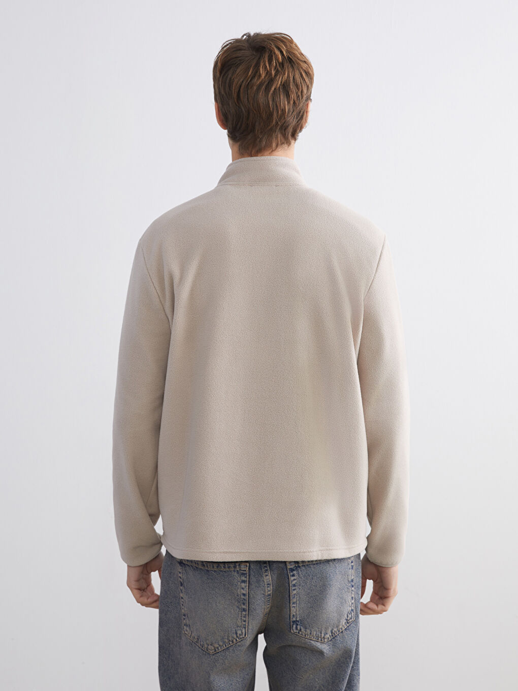 Funnel Neck Polar Men's Sweatshirt-3