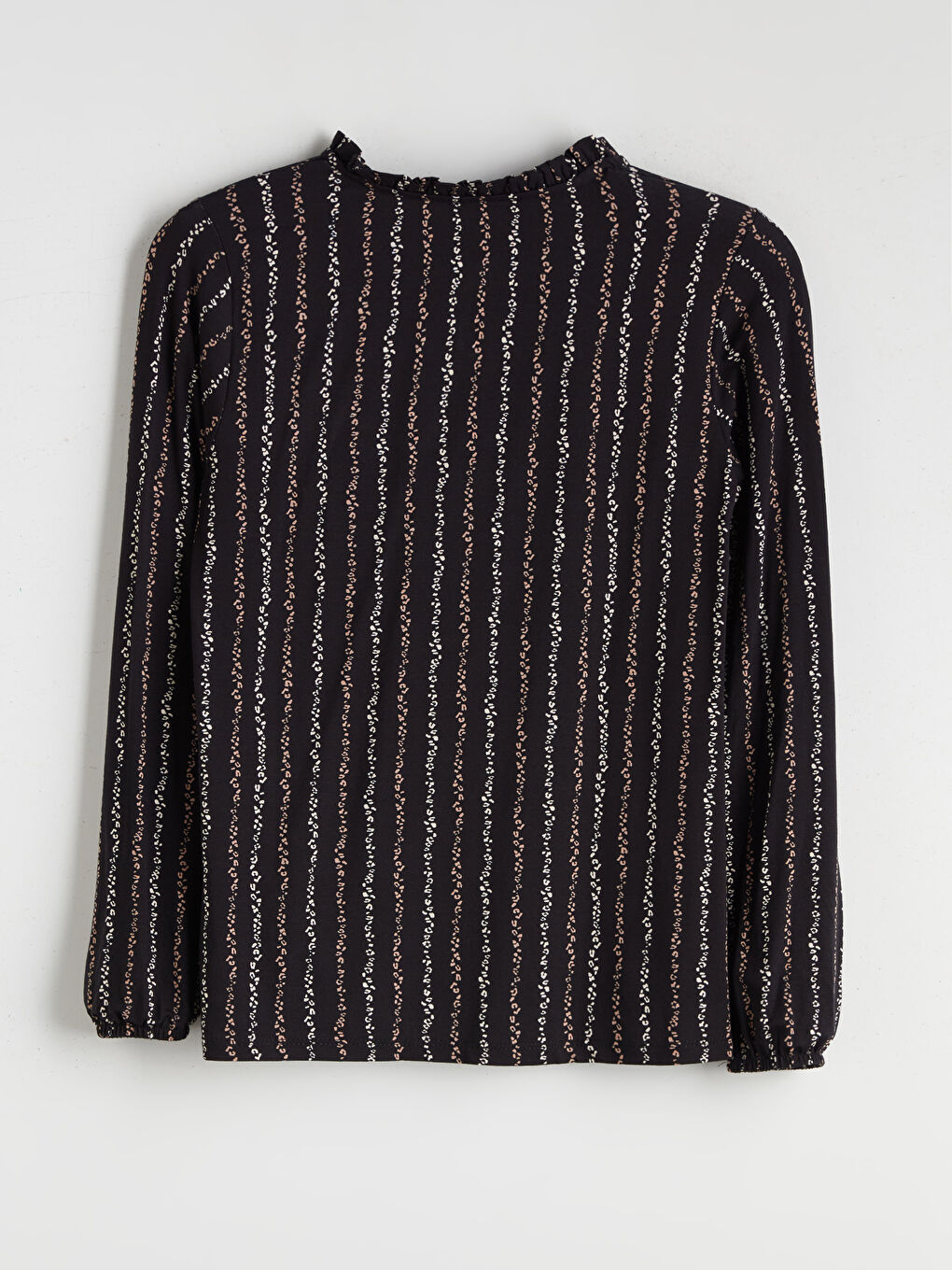 LCW Grace Tie Neck Patterned Blouse -W5G337Z8-LQJ