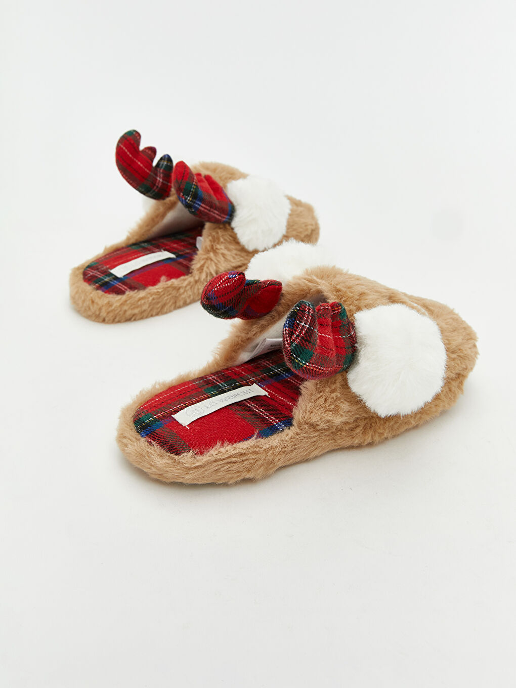 Animal Figure Plush Girls' Home Slippers-4