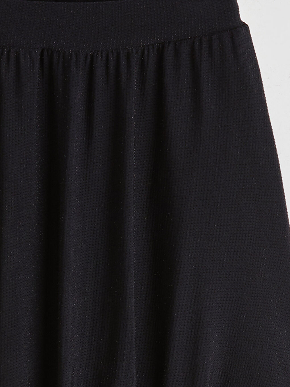 Siyah Beli Lastikli Kız Çocuk Balon Etek-2