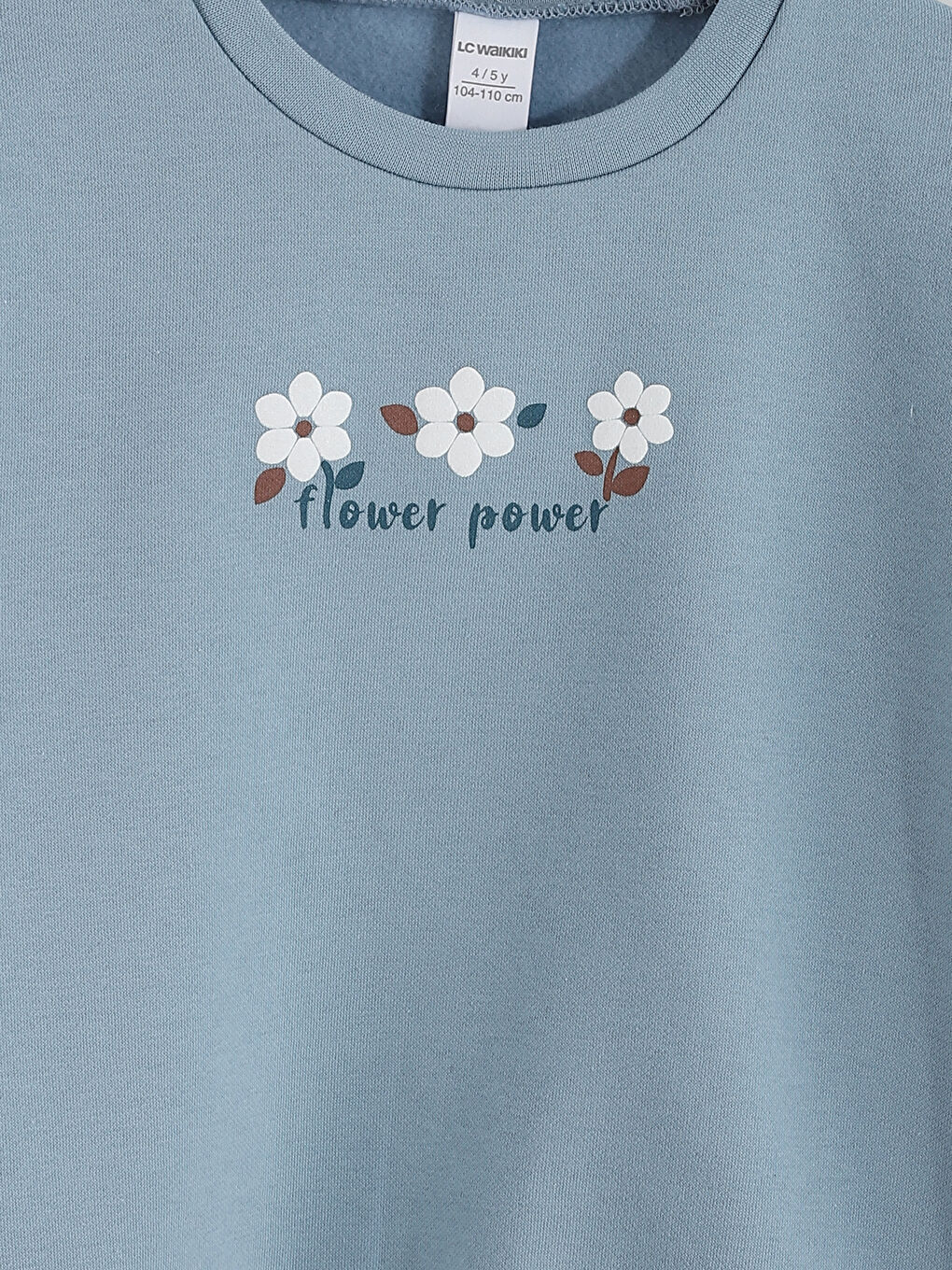 Sweat-shirt BLEU Fille-3