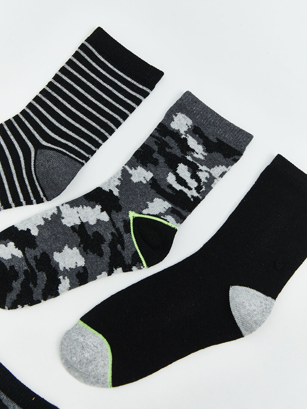 Patterned Boys' Ankle Socks 5 Pack-1