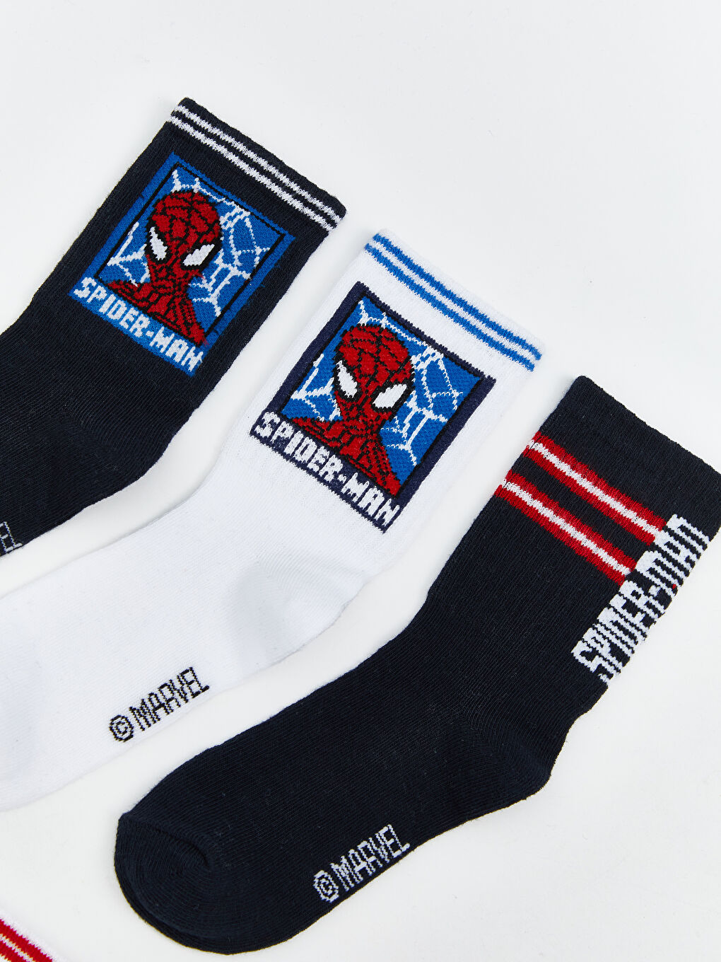 Spider-Man Patterned Boys' Ankle Socks 5 Pack-2