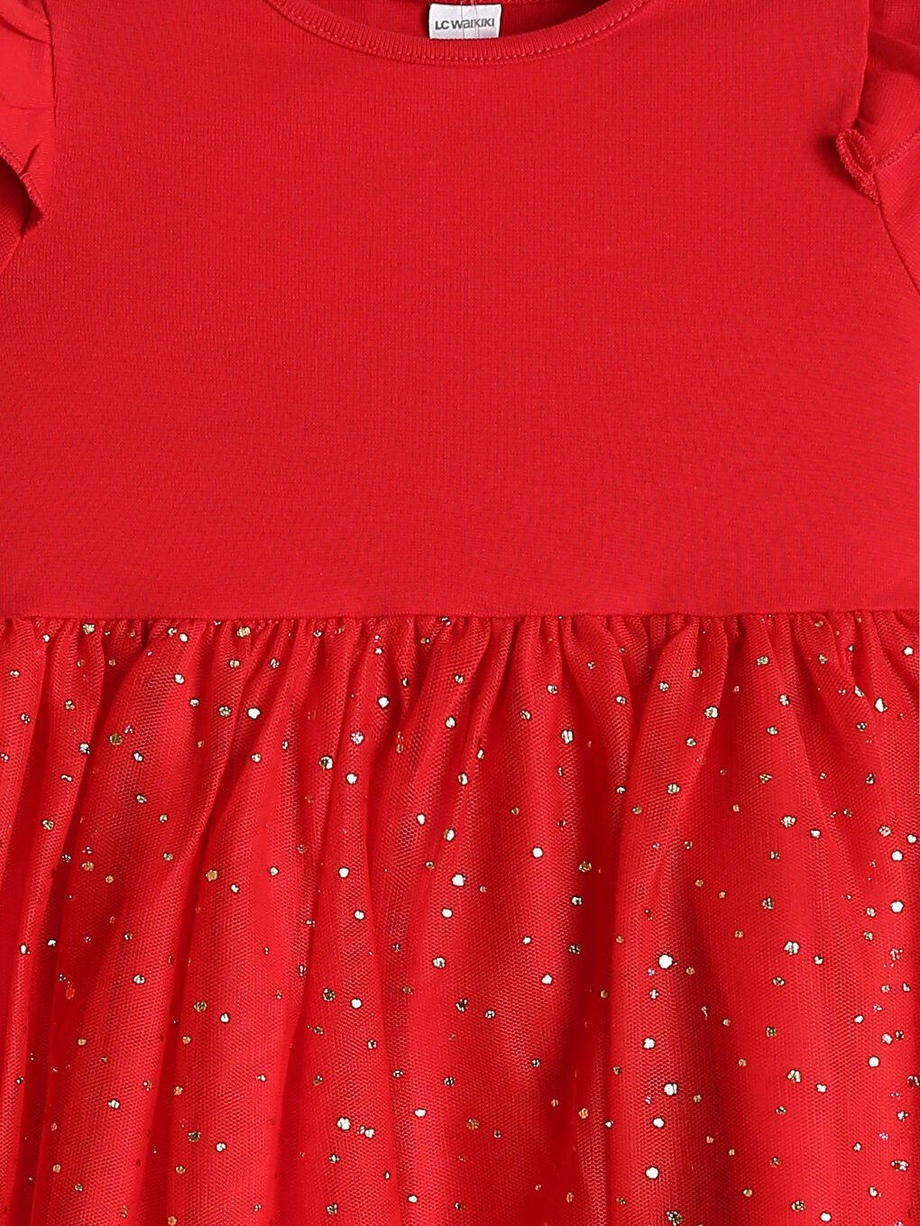 Robe Col Rond pour Filles-3